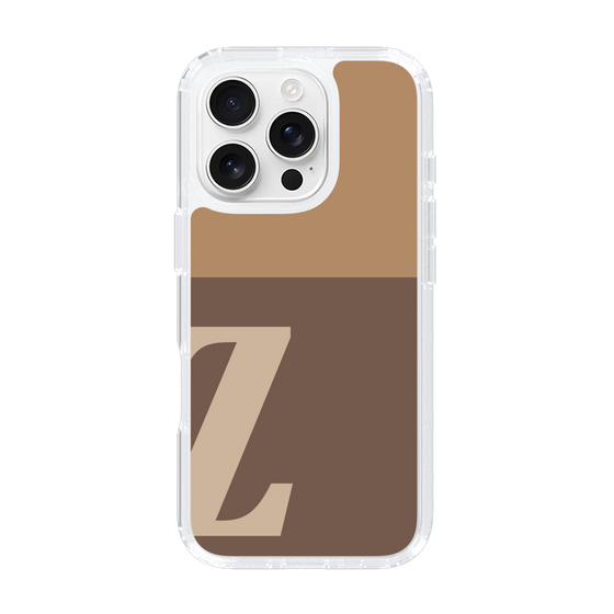 Slim Protection Case［ オリジナル - initial two tone - Z brown ］