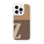 Slim Protection Case［ オリジナル - initial two tone - Z brown ］