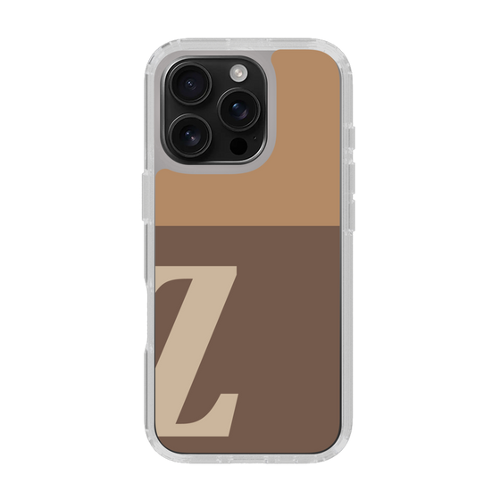Slim Protection Case［ オリジナル - initial two tone - Z brown ］