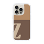 Slim Protection Case［ オリジナル - initial two tone - Z brown ］