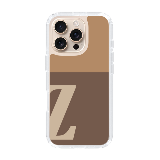 Slim Protection Case［ オリジナル - initial two tone - Z brown ］