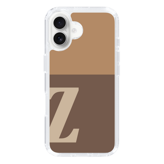 Slim Protection Case［ オリジナル - initial two tone - Z brown ］