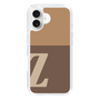 Slim Protection Case［ オリジナル - initial two tone - Z brown ］