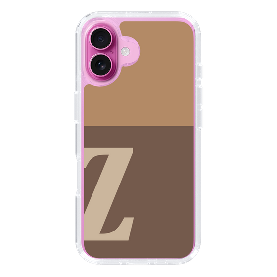 Slim Protection Case［ オリジナル - initial two tone - Z brown ］