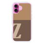 Slim Protection Case［ オリジナル - initial two tone - Z brown ］