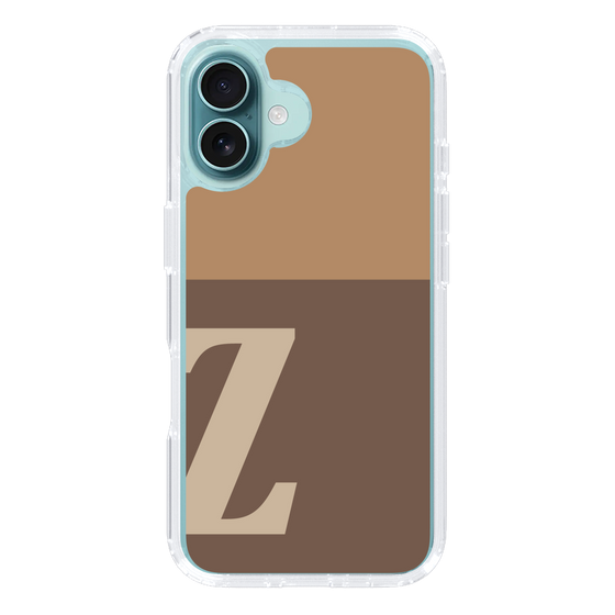 Slim Protection Case［ オリジナル - initial two tone - Z brown ］
