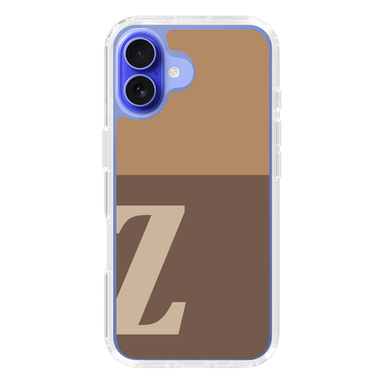 Slim Protection Case［ オリジナル - initial two tone - Z brown ］