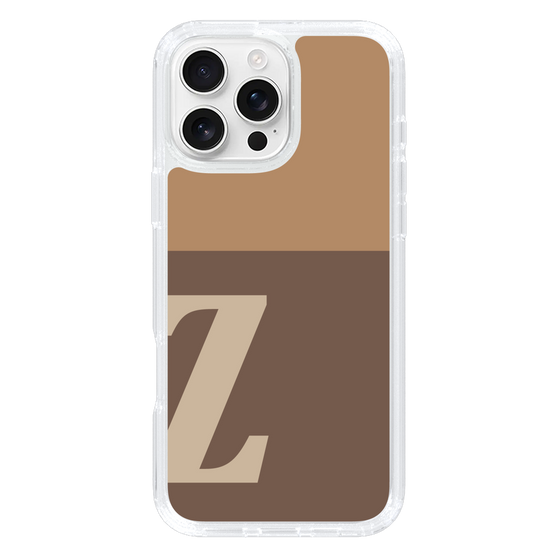Slim Protection Case［ オリジナル - initial two tone - Z brown ］