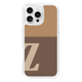 Slim Protection Case［ オリジナル - initial two tone - Z brown ］