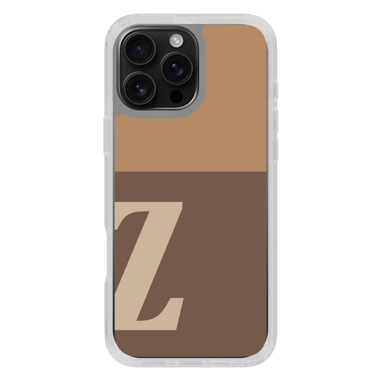 Slim Protection Case［ オリジナル - initial two tone - Z brown ］