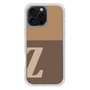 Slim Protection Case［ オリジナル - initial two tone - Z brown ］