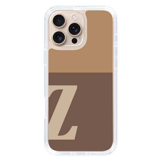 Slim Protection Case［ オリジナル - initial two tone - Z brown ］