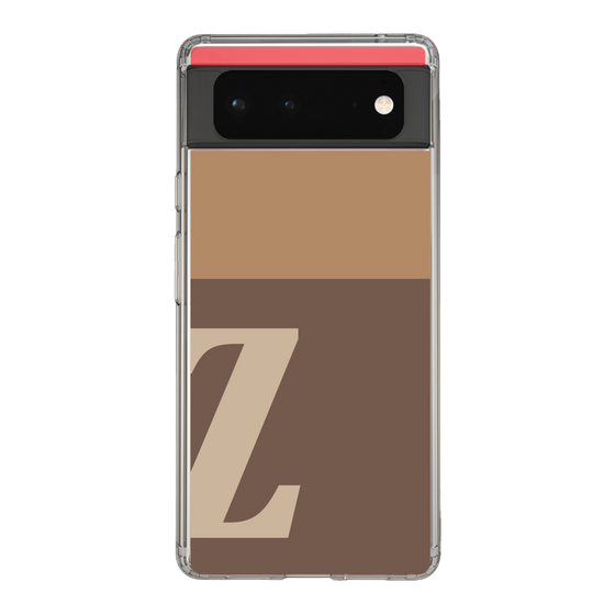Slim Protection Case［ Original - initial two tone - Z brown ］
