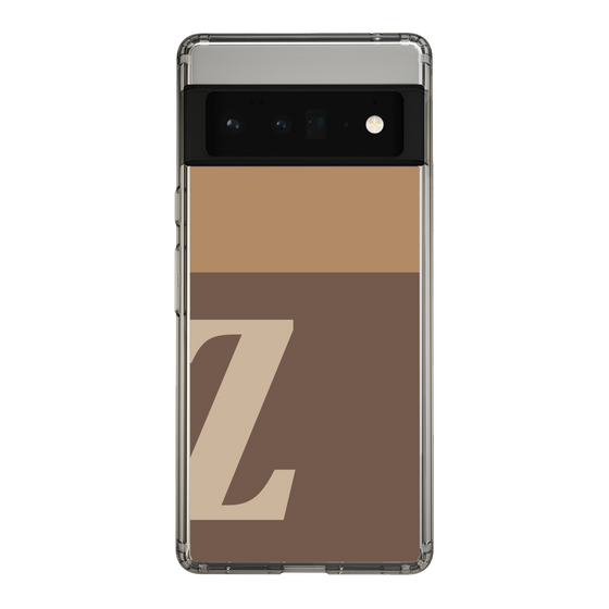 Slim Protection Case［ Original - initial two tone - Z brown ］