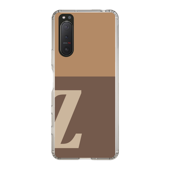 Slim Protection Case［ Original - initial two tone - Z brown ］