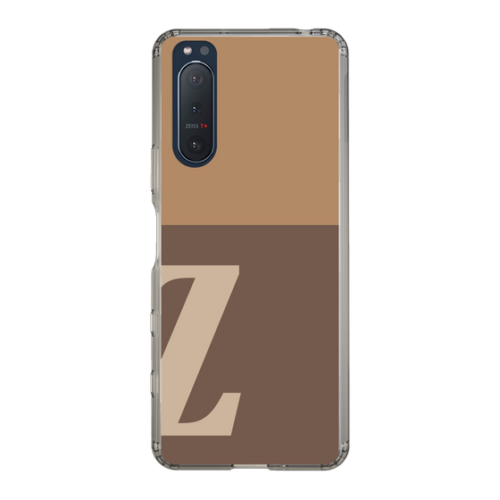 Slim Protection Case［ Original - initial two tone - Z brown ］