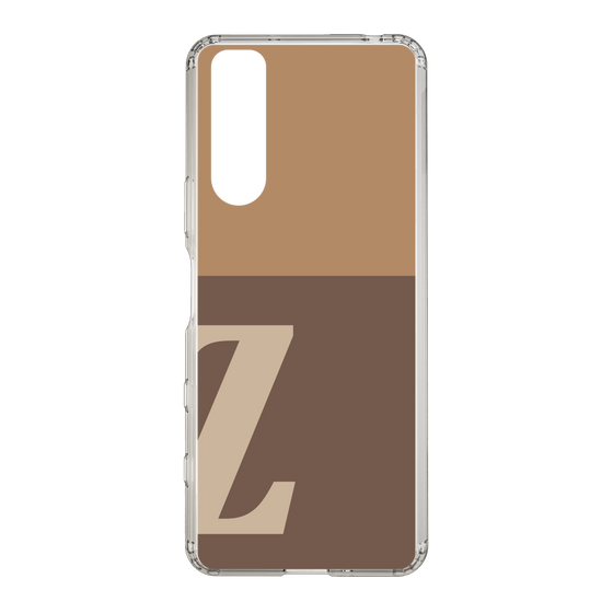 Slim Protection Case［ Original - initial two tone - Z brown ］