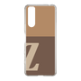 Slim Protection Case［ Original - initial two tone - Z brown ］
