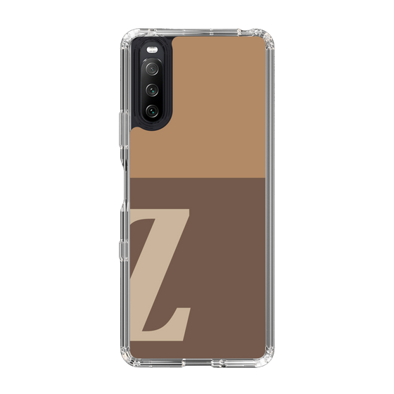 Slim Protection Case［ Original - initial two tone - Z brown ］