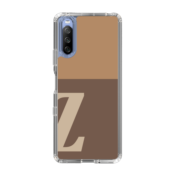 Slim Protection Case［ Original - initial two tone - Z brown ］