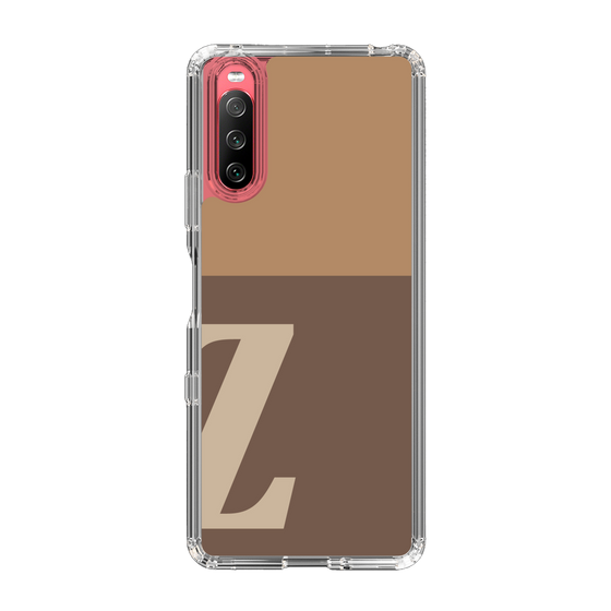 Slim Protection Case［ Original - initial two tone - Z brown ］