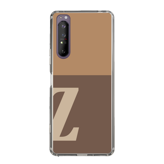 Slim Protection Case［ Original - initial two tone - Z brown ］