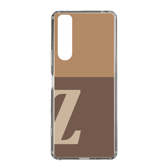 Slim Protection Case［ Original - initial two tone - Z brown ］