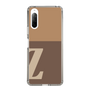 Slim Protection Case［ Original - initial two tone - Z brown ］