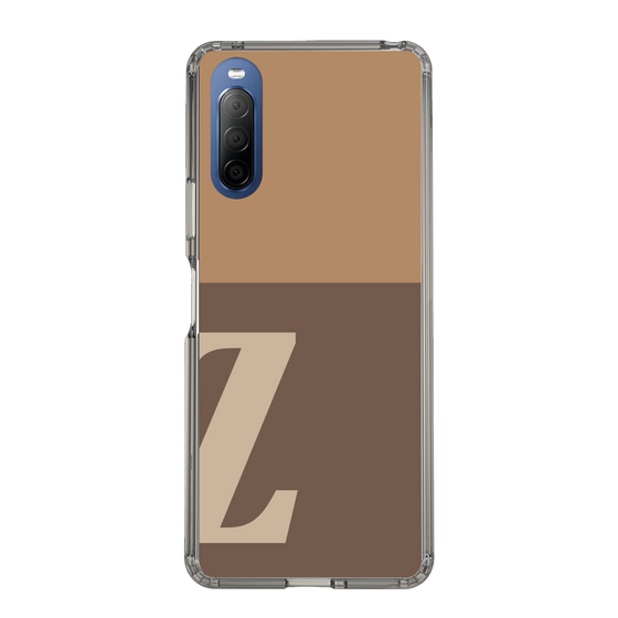 Slim Protection Case［ Original - initial two tone - Z brown ］