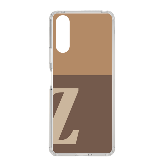 Slim Protection Case［ Original - initial two tone - Z brown ］