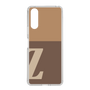 Slim Protection Case［ Original - initial two tone - Z brown ］