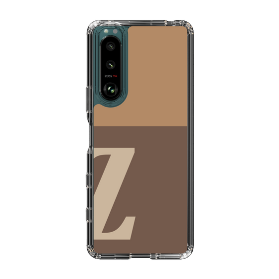 Slim Protection Case［ Original - initial two tone - Z brown ］
