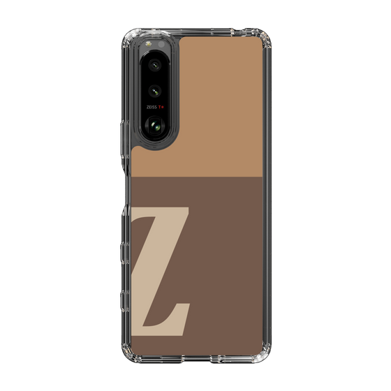 Slim Protection Case［ Original - initial two tone - Z brown ］
