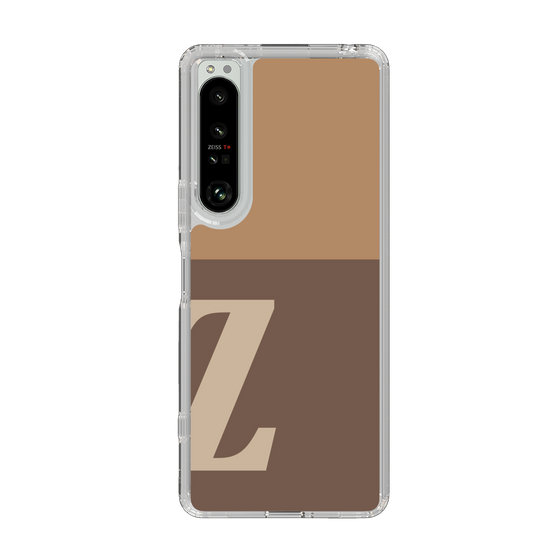 Slim Protection Case［ Original - initial two tone - Z brown ］