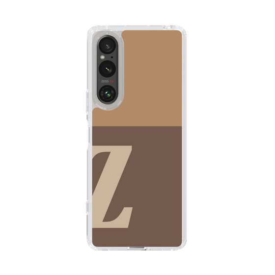 Slim Protection Case［ Original - initial two tone - Z brown ］