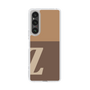 Slim Protection Case［ Original - initial two tone - Z brown ］