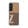 Slim Protection Case［ Original - initial two tone - Z brown ］