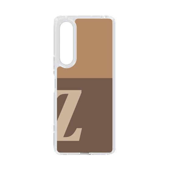 Slim Protection Case［ Original - initial two tone - Z brown ］