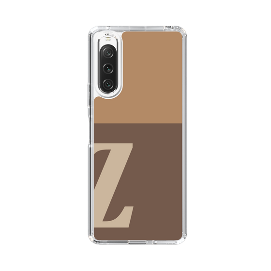 Slim Protection Case［ Original - initial two tone - Z brown ］