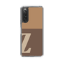 Slim Protection Case［ Original - initial two tone - Z brown ］