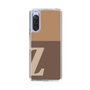 Slim Protection Case［ Original - initial two tone - Z brown ］