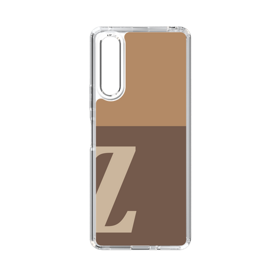 Slim Protection Case［ Original - initial two tone - Z brown ］