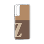 Slim Protection Case［ Original - initial two tone - Z brown ］