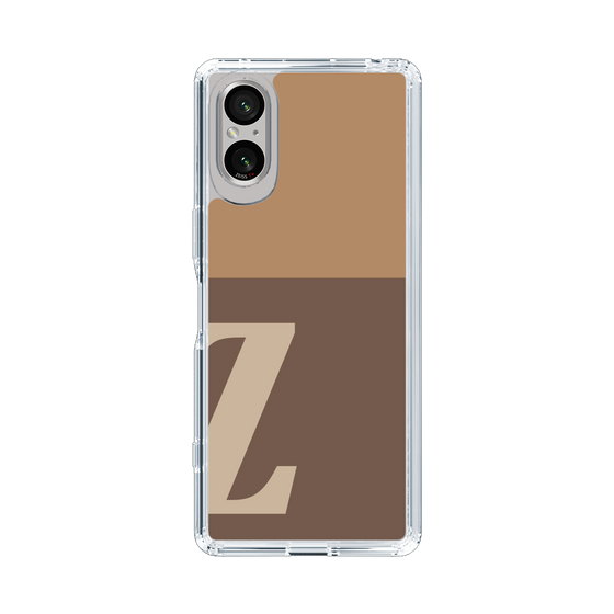Slim Protection Case［ Original - initial two tone - Z brown ］