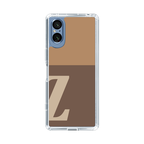 Slim Protection Case［ Original - initial two tone - Z brown ］