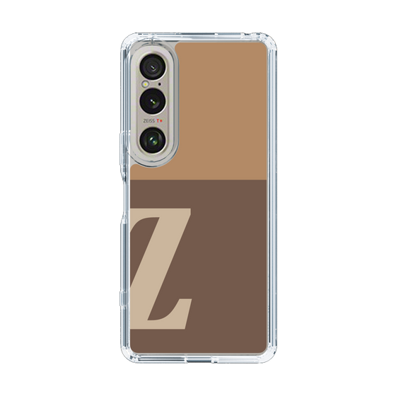 Slim Protection Case［ Original - initial two tone - Z brown ］