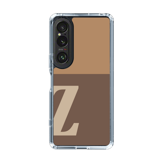 Slim Protection Case［ Original - initial two tone - Z brown ］