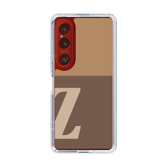 Slim Protection Case［ Original - initial two tone - Z brown ］