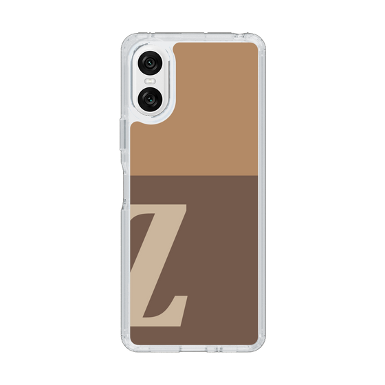 Slim Protection Case［ Original - initial two tone - Z brown ］