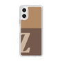 Slim Protection Case［ Original - initial two tone - Z brown ］